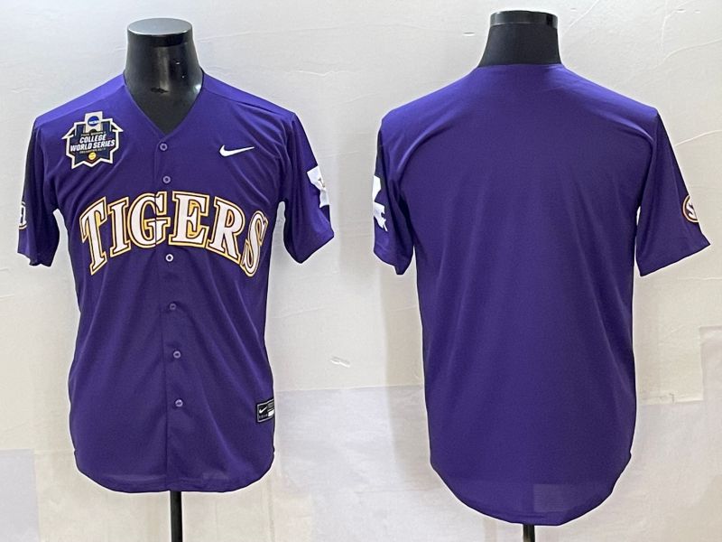 Men 2025 Clemson Tigers Blank Purple Joint Name Nike NCAA Jersey style 2->chicago cubs->MLB Jersey